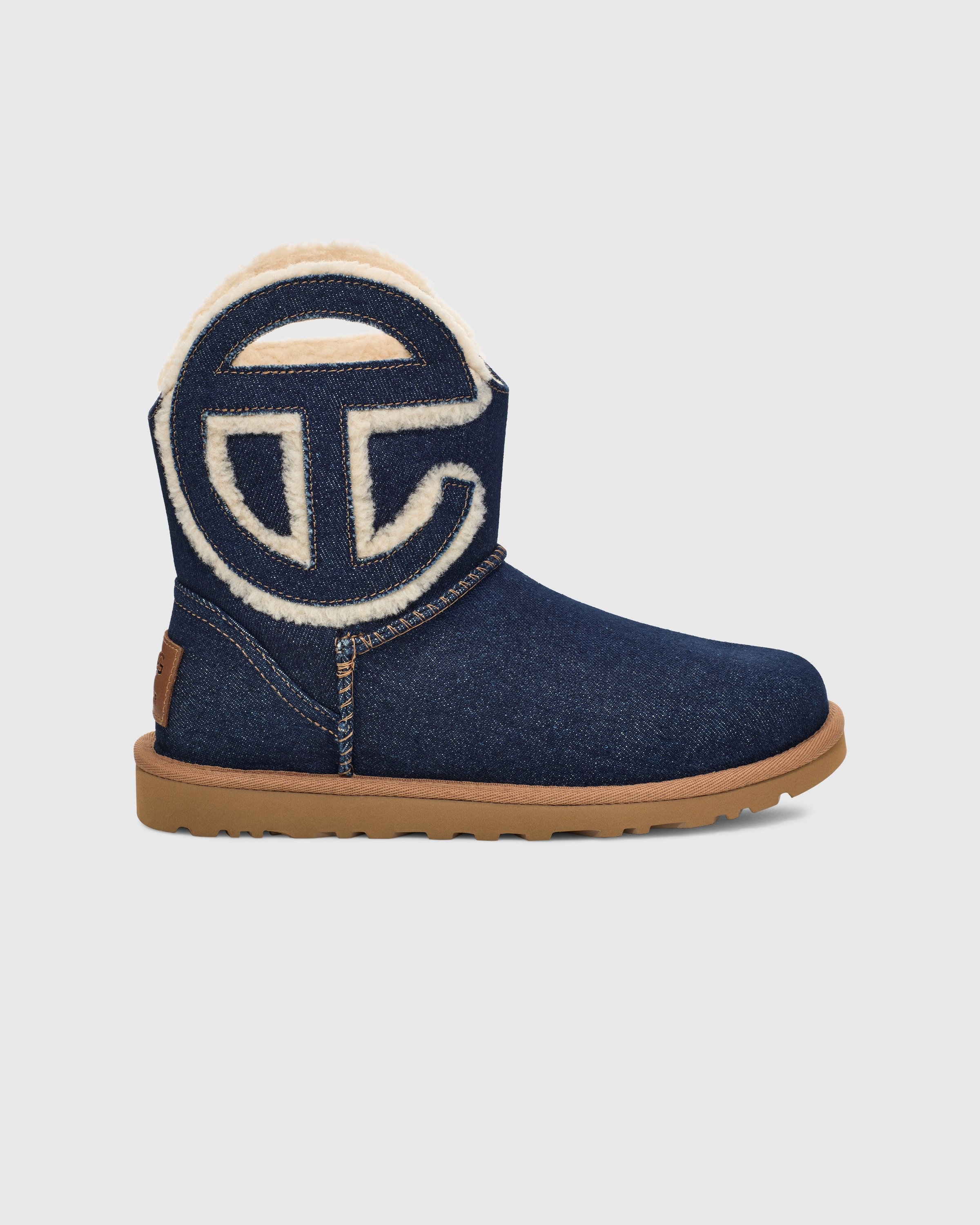 Ugg x Telfar – Logo Mini Boot Indigo | Highsnobiety Shop